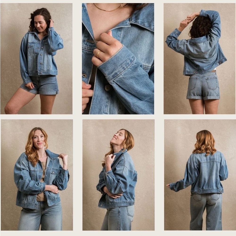 NWT Neuflora Downey Denim Jacket size M